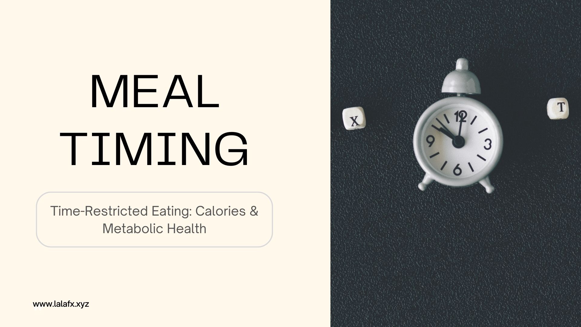 Meal Timing & Time-Restricted Eating